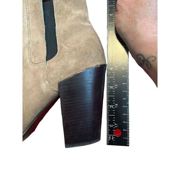 All Saints Senta Chelsea Ankle Bootie Boot Suede in Size 10 40.5 Western - Picture 4 of 16